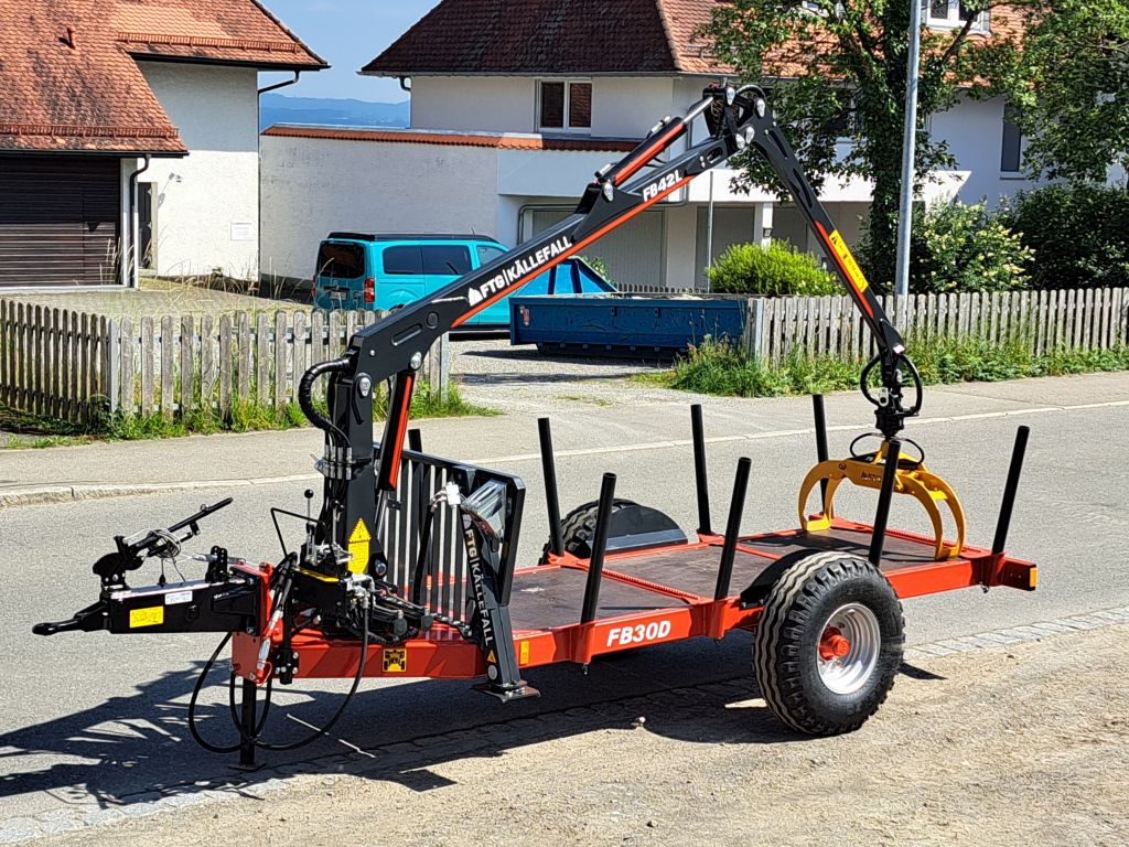 Källefall Rückewagen FB30D mit FB42L Forstkran Kllefall Rckewagen FB50 FB42L 3