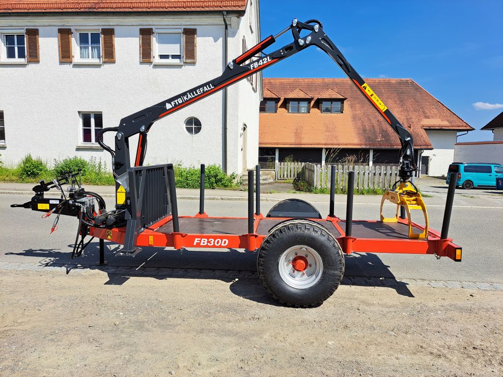 Källefall Rückewagen FB30D mit FB42L Forstkran Kllefall Rckewagen FB50 FB42L 5