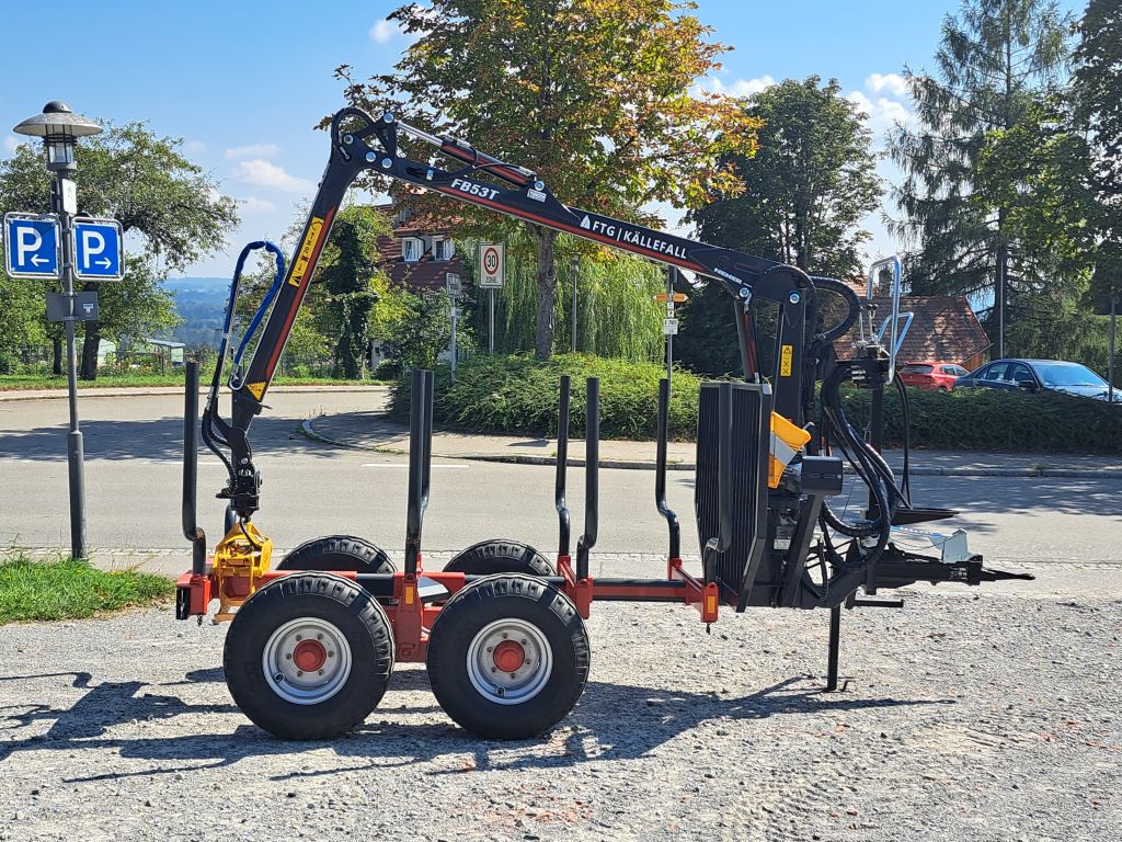 Källefall Rückewagen FB60 mit FB53T Forstkran Källefall Rückewagen FB60 FB53T 3