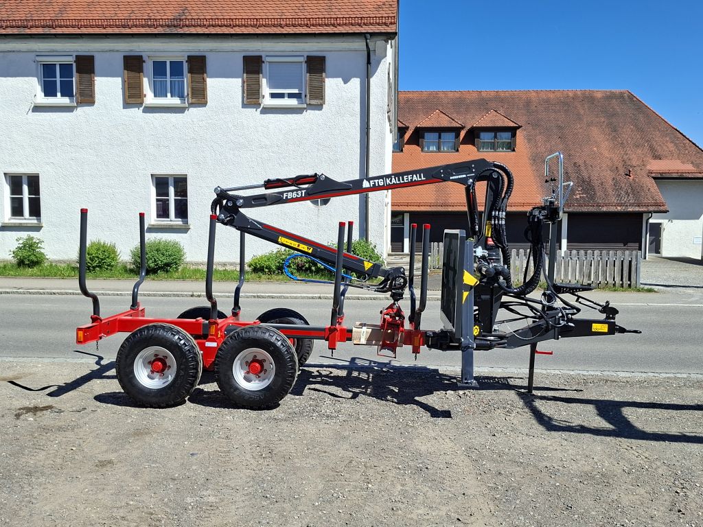 Källefall Rückewagen FB70 mit FB63T Forstkran Källefall Rückewagen FB70 FB63T 6
