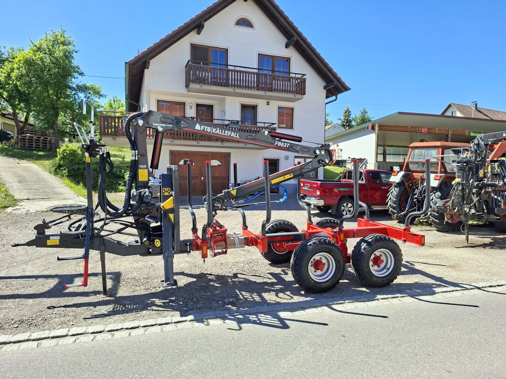 Källefall Rückewagen FB70 mit FB63T Forstkran Källefall Rückewagen FB70 FB63T 6